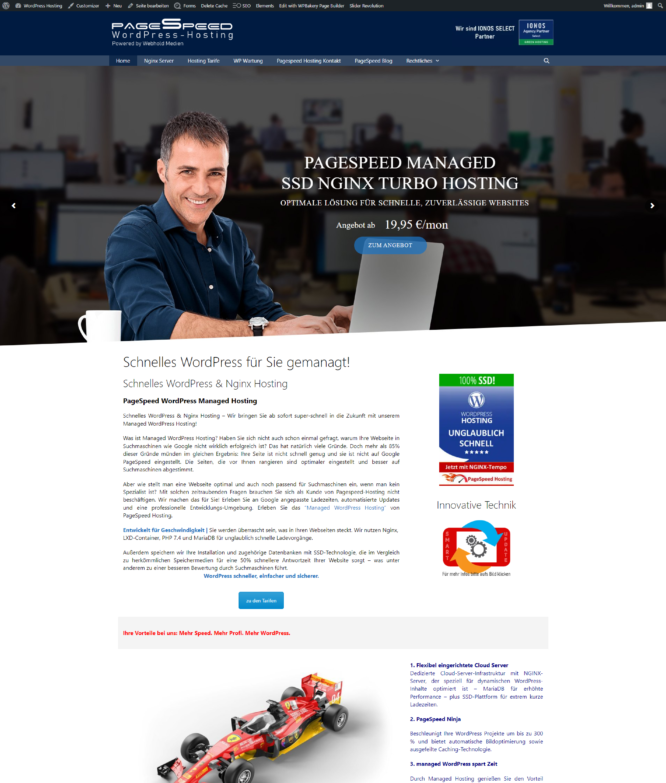 Pagespeed Hosting by Webhold
